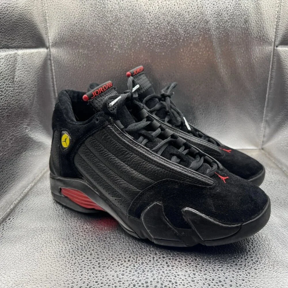Size 8 Air Jordan‎ 14 Retro Mens Black Red Athletic Shoes 311832-002 SEPARATION